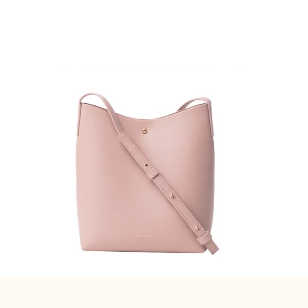 Samara Vegan Medium Shoulder Bag (Peony)